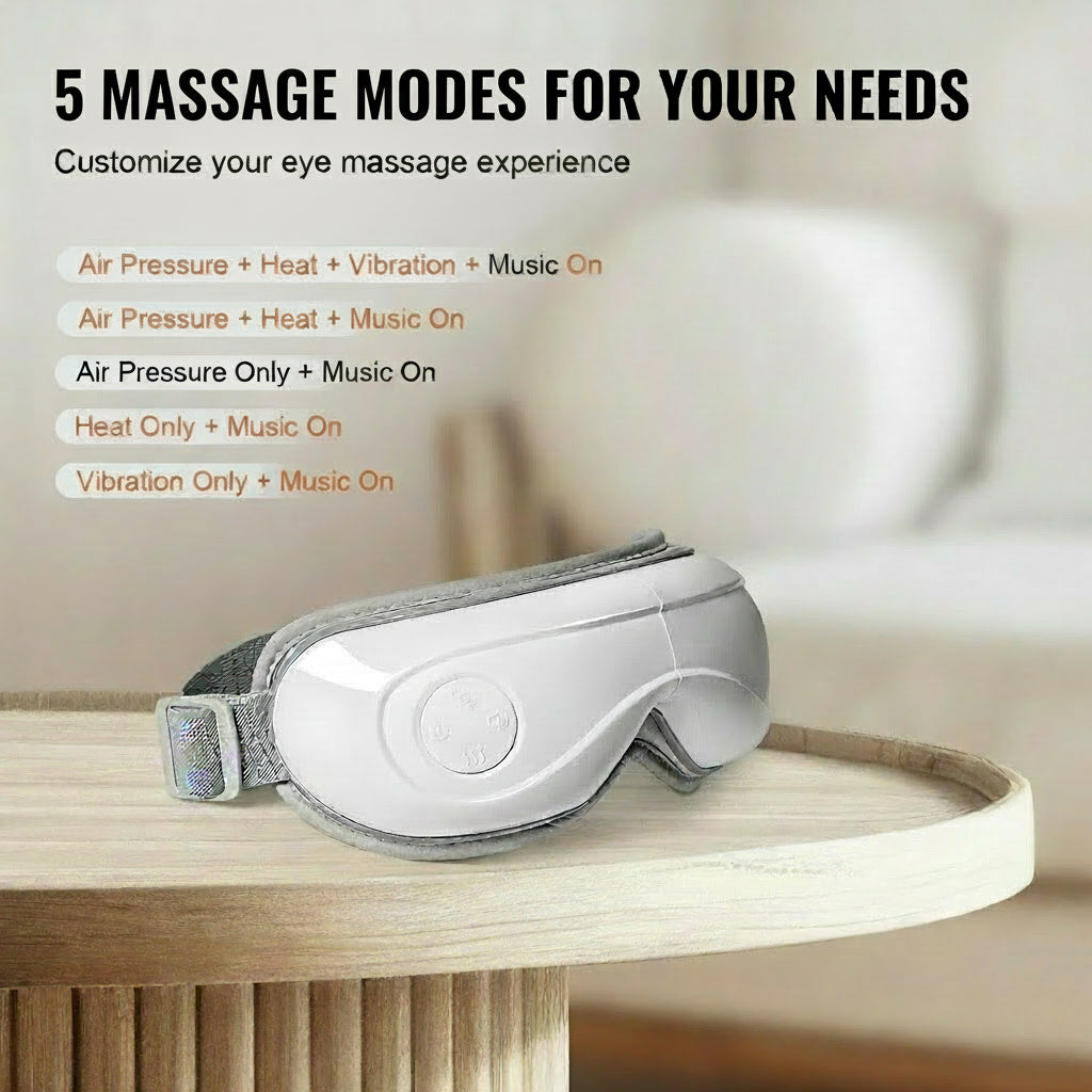 White Heated Eye Massager MOST POPULAR 🏆