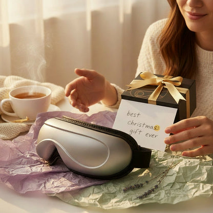 GRAY heated eye massager - BEST VALUE 💰