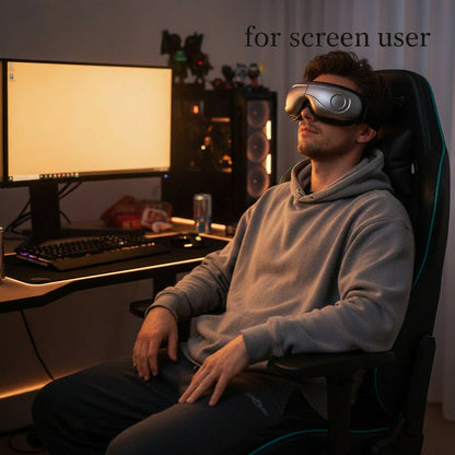 GRAY heated eye massager - BEST VALUE 💰